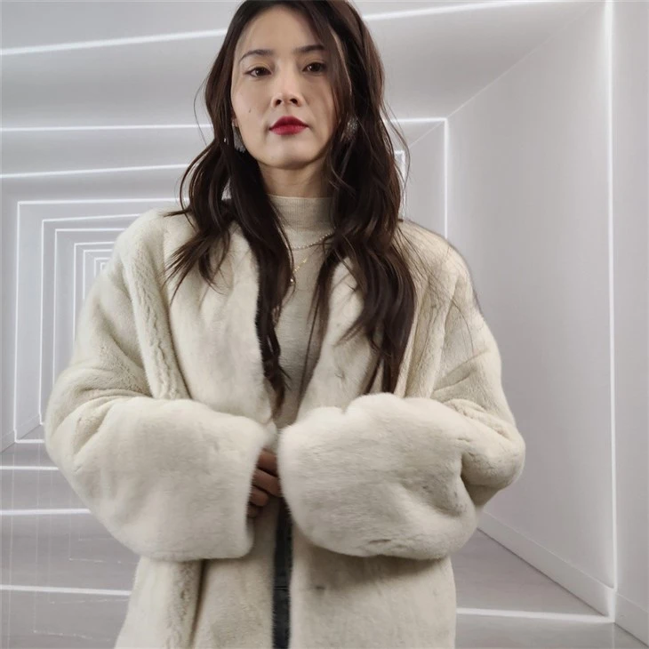 Crop Mink fur Jacket